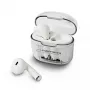 Belaidės į ausis įdedamos ausinės ESPERANZA EH237W — Bluetooth 5.3, lietimui jautrus valdymas, 3–4 val. baterija, balta