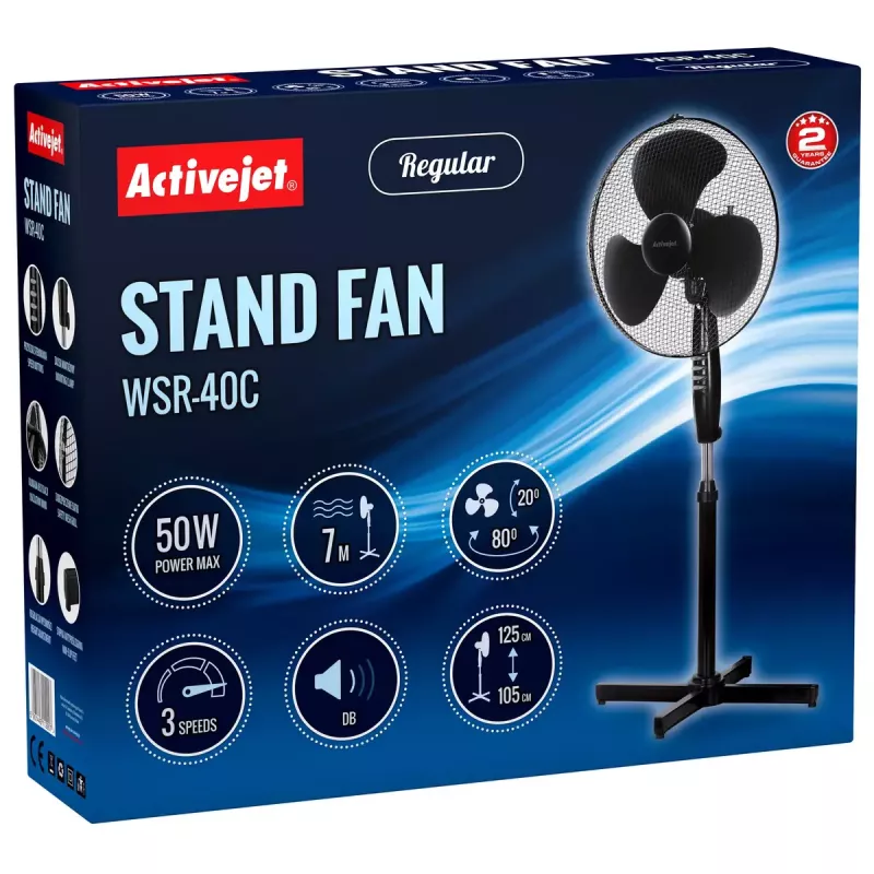Household blade fan Activejet Regular WSR-40C