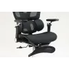 Ergonominė biuro kėdė ActiveJet YK848 — tinklinė sėdynė ir atlošas, juoda, atlošas 50,5×57 cm, sėdynės plotis 48,5 cm