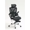Ergonominė biuro kėdė ActiveJet YK848 — tinklinė sėdynė ir atlošas, juoda, atlošas 50,5×57 cm, sėdynės plotis 48,5 cm