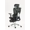 Ergonominė biuro kėdė ActiveJet YK848 — tinklinė sėdynė ir atlošas, juoda, atlošas 50,5×57 cm, sėdynės plotis 48,5 cm