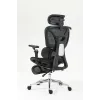 Ergonominė biuro kėdė ActiveJet YK848 — tinklinė sėdynė ir atlošas, juoda, atlošas 50,5×57 cm, sėdynės plotis 48,5 cm