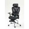 Ergonominė biuro kėdė ActiveJet YK848 — tinklinė sėdynė ir atlošas, juoda, atlošas 50,5×57 cm, sėdynės plotis 48,5 cm
