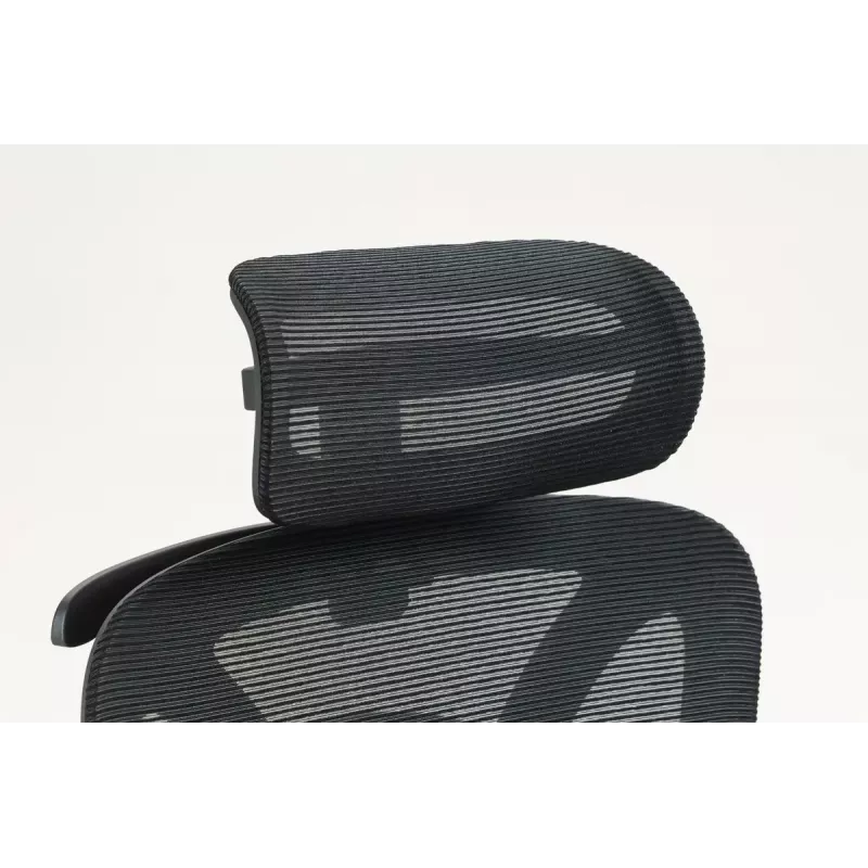 Ergonominė biuro kėdė ActiveJet YK848 — tinklinė sėdynė ir atlošas, juoda, atlošas 50,5×57 cm, sėdynės plotis 48,5 cm