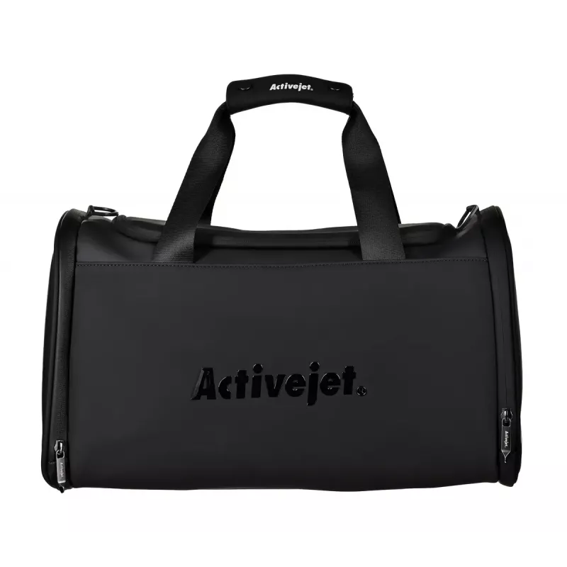 Limfinis kompresinis kojų masažuoklis ActiveJet ACM-PLUS-A1 S — baterija 25 W, įmontuota baterija, 330×840×60 mm, juoda/oranžinė