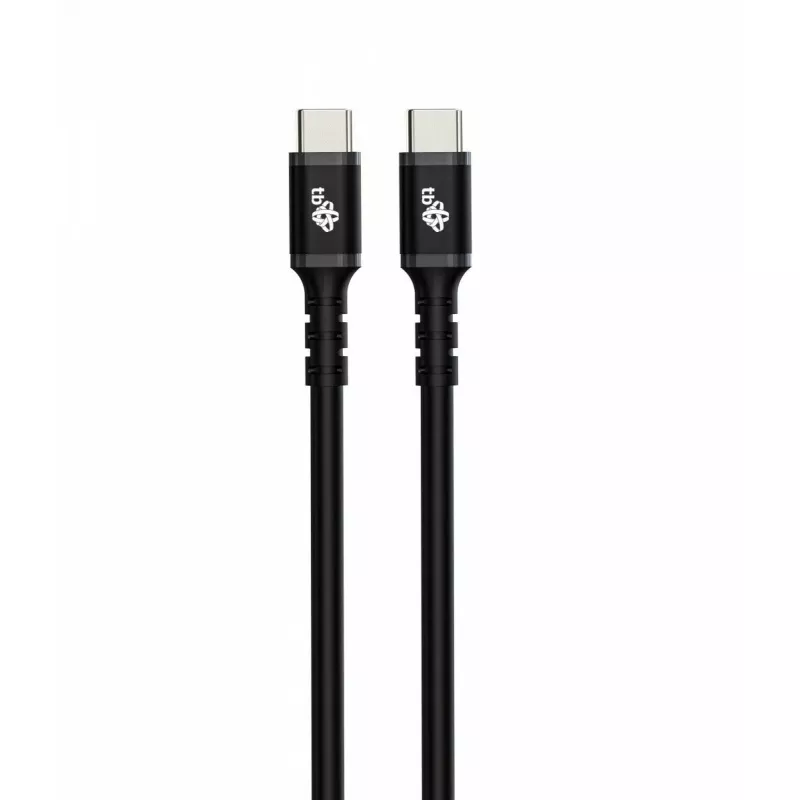 USB-C laidas TB AKTBXKUCC2SI10B, 1 m, silikoninė apvalkalas, juodas