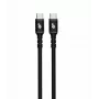 USB-C laidas TB AKTBXKUCC2SI10B, 1 m, silikoninė apvalkalas, juodas