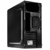 PC korpusas Akyga AK939BL Midi Tower — ATX/Micro-ATX palaikymas, 3×3,5 colio + 3×2,5 colio nišos, GPU iki 385 mm, USB 2.0