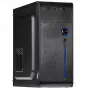 PC korpusas Akyga AK939BL Midi Tower — ATX/Micro-ATX palaikymas, 3×3,5 colio + 3×2,5 colio nišos, GPU iki 385 mm, USB 2.0