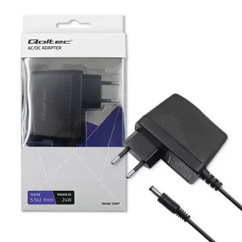Mobiliojo įrenginio įkroviklis Qoltec 52397 Universalus Juodas AC Vidinis 2A 220-240V