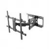TV sieninis laikiklis Cabletech LEC-UCH0205, skirtas 37–70 colių ekranams, VESA 600x400, apkrova 60 kg, juodas