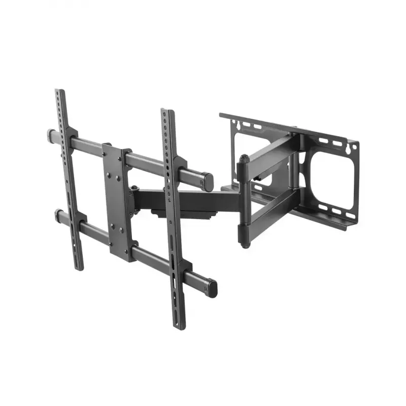 TV sieninis laikiklis Cabletech LEC-UCH0205, skirtas 37–70 colių ekranams, VESA 600x400, apkrova 60 kg, juodas