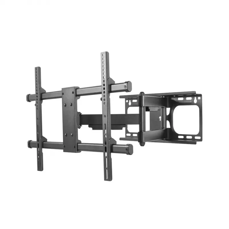 TV sieninis laikiklis Cabletech LEC-UCH0205, skirtas 37–70 colių ekranams, VESA 600x400, apkrova 60 kg, juodas