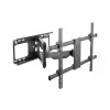 TV sieninis laikiklis Cabletech LEC-UCH0205, skirtas 37–70 colių ekranams, VESA 600x400, apkrova 60 kg, juodas