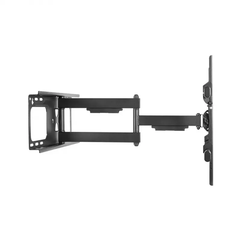 TV sieninis laikiklis Cabletech LEC-UCH0205, skirtas 37–70 colių ekranams, VESA 600x400, apkrova 60 kg, juodas