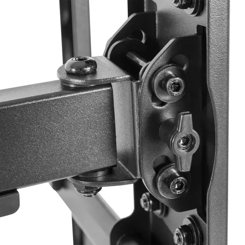 TV sieninis laikiklis Cabletech LEC-UCH0205, skirtas 37–70 colių ekranams, VESA 600x400, apkrova 60 kg, juodas
