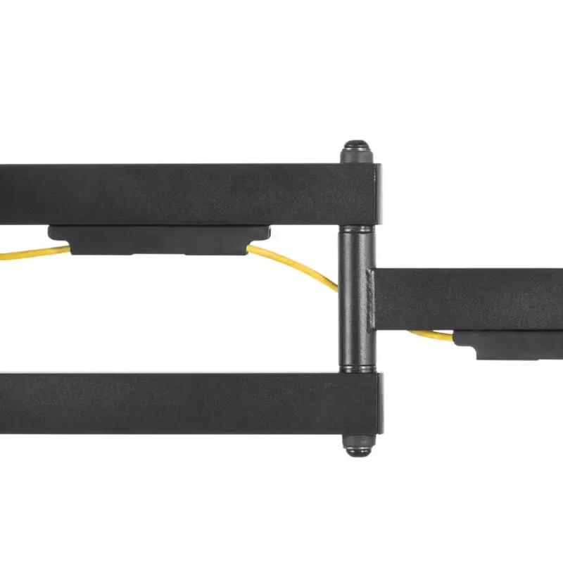 TV sieninis laikiklis Cabletech LEC-UCH0205, skirtas 37–70 colių ekranams, VESA 600x400, apkrova 60 kg, juodas
