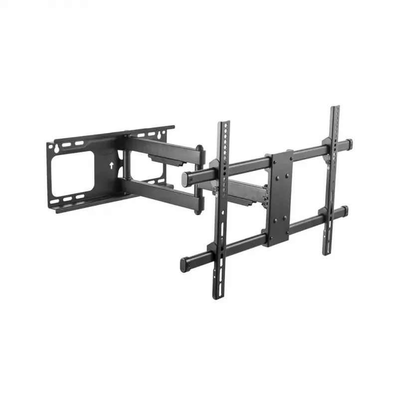 TV sieninis laikiklis Cabletech LEC-UCH0205, skirtas 37–70 colių ekranams, VESA 600x400, apkrova 60 kg, juodas