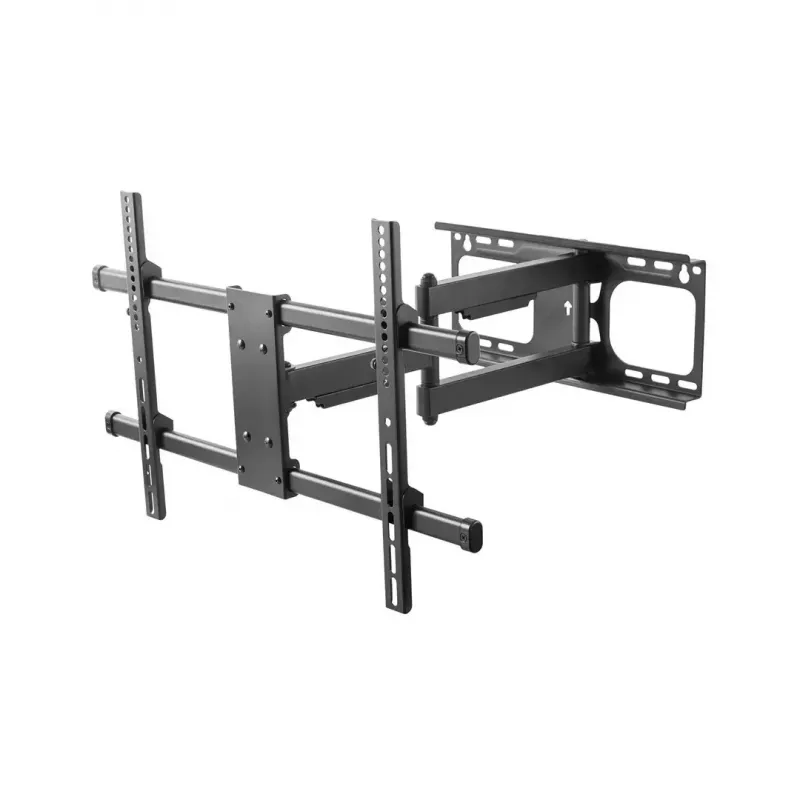 TV sieninis laikiklis Cabletech LEC-UCH0205, skirtas 37–70 colių ekranams, VESA 600x400, apkrova 60 kg, juodas