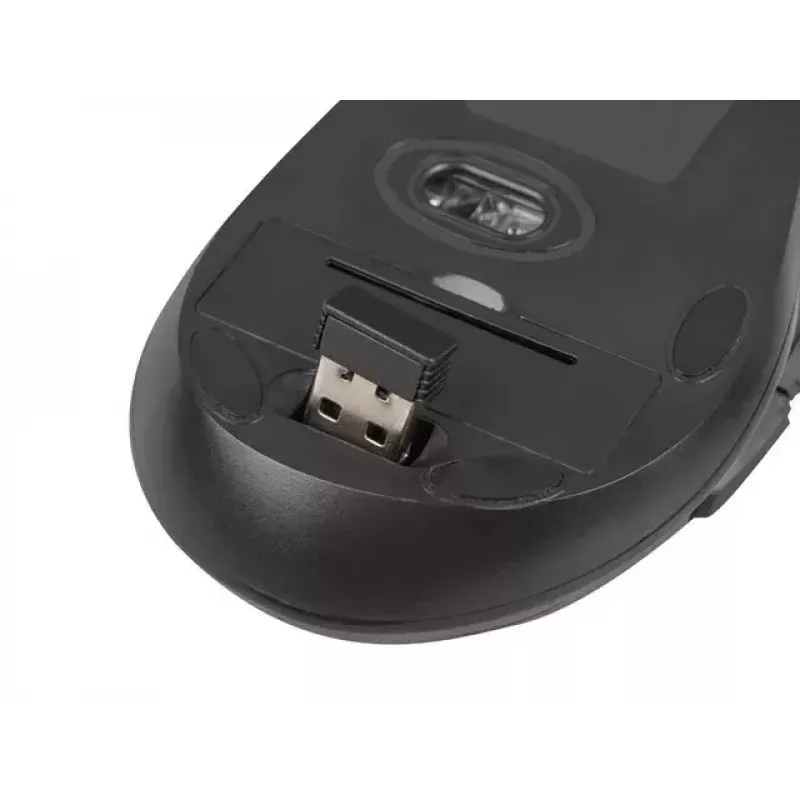 Belaidis klaviatūros ir pelės rinkinys NATEC Stingray NZB-1440 — RF belaidis, pilno dydžio 108 mygtukų QWERTY, JAV anglų, juodas