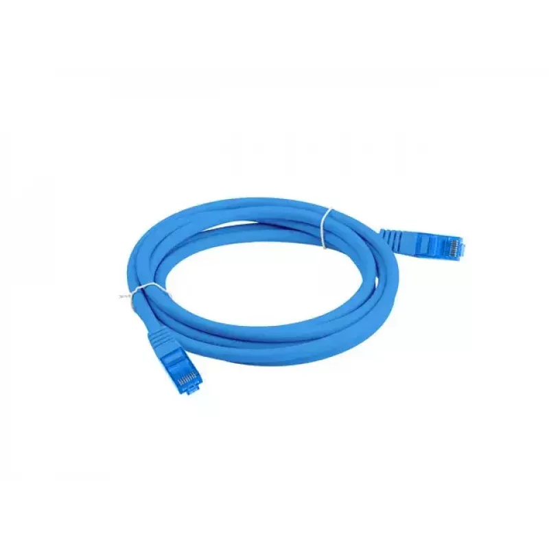 LANBERG tinklo kabelis Cat6a RJ-45 į RJ-45 S/FTP LSZH, 1 m, Mėlynas