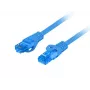 LANBERG tinklo kabelis Cat6a RJ-45 į RJ-45 S/FTP LSZH, 1 m, Mėlynas