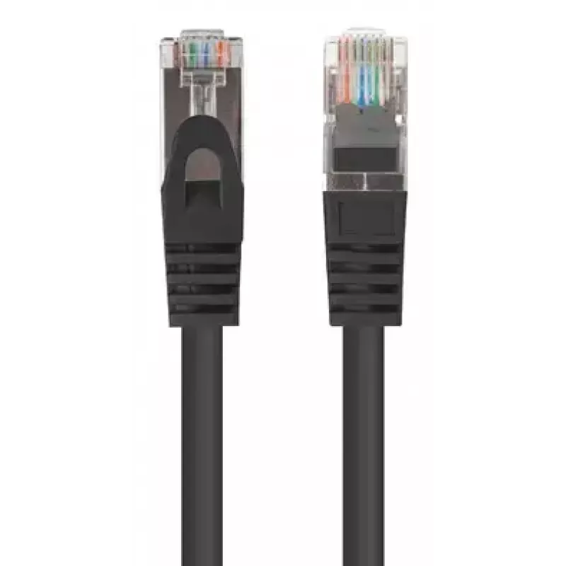 Tinklo laidas Lanberg PCF6-20CC-0025-BK RJ-45 Cat6 0,25 m juodas
