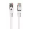 Ethernet komutacinis kabelis LANBERG PCF6-20CC-0100-W Cat6 U/UTP 1 m, CCA laidininkas, 250 MHz, baltas