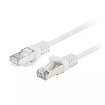 Ethernet komutacinis kabelis LANBERG PCF6-20CC-0100-W Cat6 U/UTP 1 m, CCA laidininkas, 250 MHz, baltas