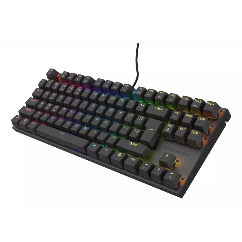 GENESIS Thor 303 TKL klaviatūra Žaidimų USB QWERTY US English Juoda