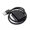 SAVIO SATA III adapteris AK-39 — USB 3.0 į SATA III 3,5/2,5 col. diskams, 0,5 m laidas, 10 Gbit/s, juodas