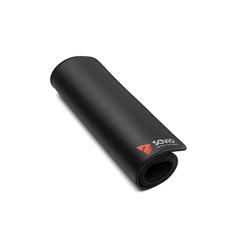 Pelės kilimėlis SAVIO Juoda Edition Turbo Dynamic XXL 1000×500×3 mm, medžiaginis paviršius, susiūti kraštai, neslystanti guminė apačia