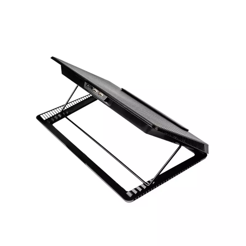 Aušinimo padėklas nešiojamam kompiuteriui SAVIO COS-01 su 6 apšviestais ventiliatoriais 2000 RPM, USB 2.0, ekranams iki 17,3 colio