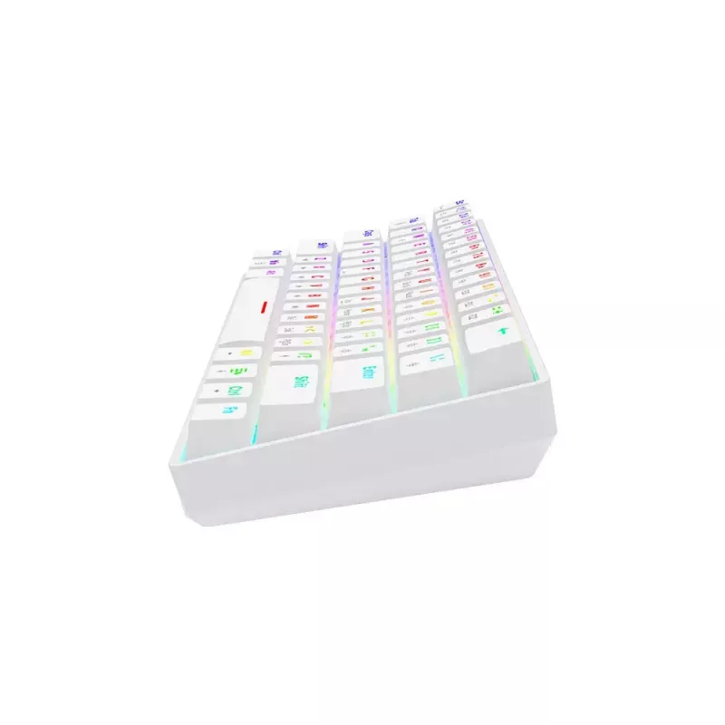 Savio WHITEOUT X2 RED žaidimų klaviatūra USB QWERTY mechaninė 61 klavišas