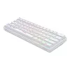 Savio WHITEOUT X2 RED žaidimų klaviatūra USB QWERTY mechaninė 61 klavišas