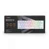 Savio WHITEOUT X2 RED žaidimų klaviatūra USB QWERTY mechaninė 61 klavišas