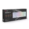 Savio WHITEOUT X2 RED žaidimų klaviatūra USB QWERTY mechaninė 61 klavišas