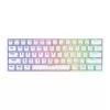 Savio WHITEOUT X2 RED žaidimų klaviatūra USB QWERTY mechaninė 61 klavišas
