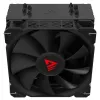 CPU oro aušintuvas SAVIO Vortex X2 Juoda – 120 mm ventiliatorius, 157 mm aukštis, PWM, suderinamas su LGA 2066