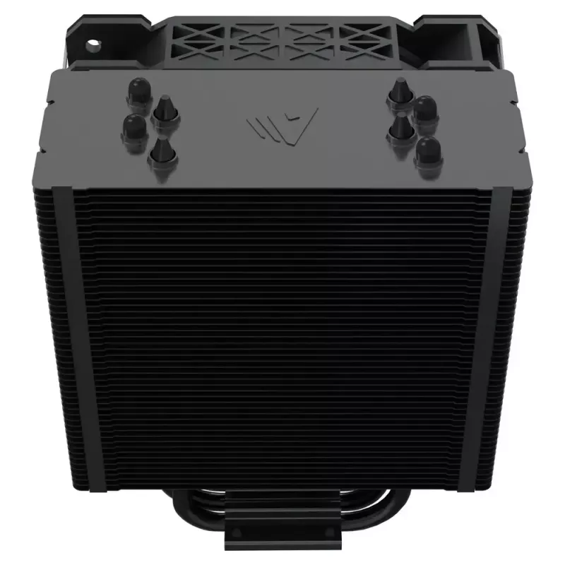CPU oro aušintuvas SAVIO Vortex X2 Juoda – 120 mm ventiliatorius, 157 mm aukštis, PWM, suderinamas su LGA 2066