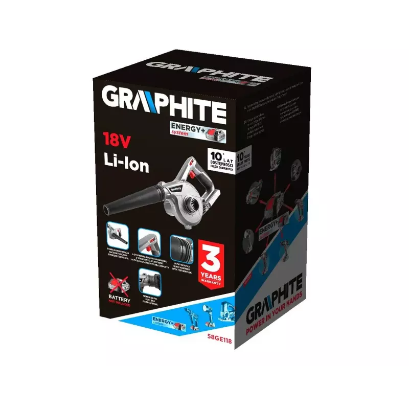 Lapų pūstuvo priedas Graphite 58GE118