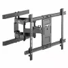Sieninis TV laikiklis MACLEAN MC-881 37–85 colių televizoriams, VESA iki 600x400, apkrova 60 kg, juodas