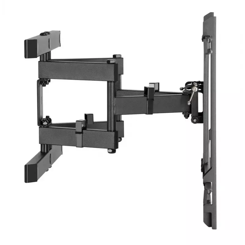 Sieninis TV laikiklis MACLEAN MC-881 37–85 colių televizoriams, VESA iki 600x400, apkrova 60 kg, juodas