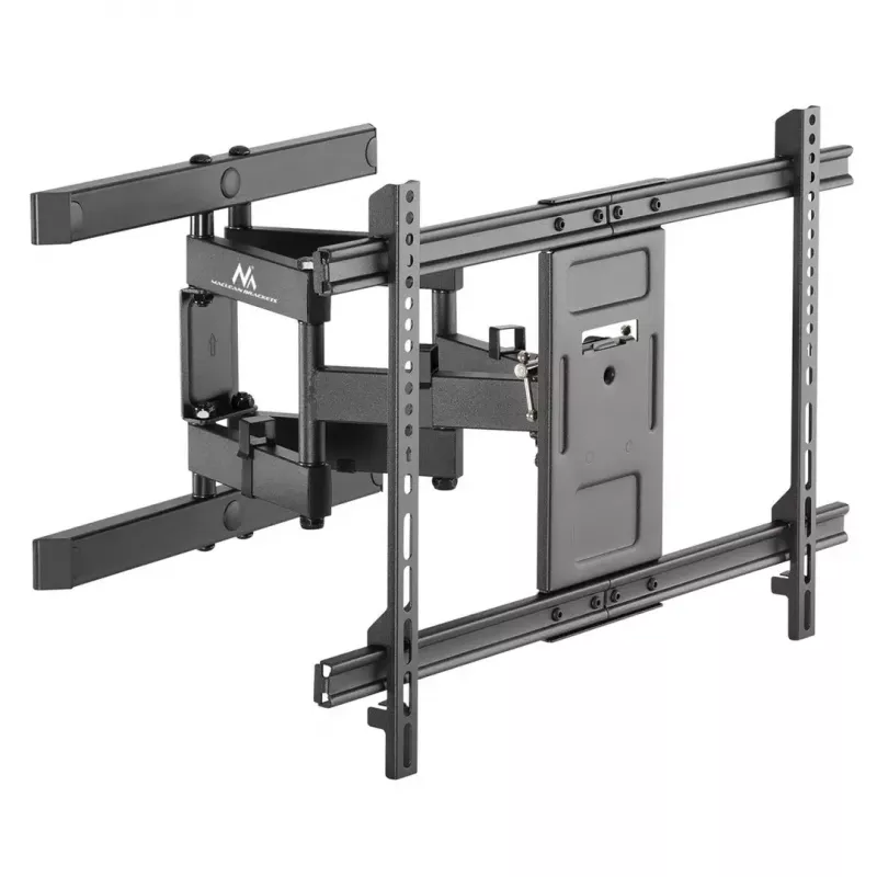 Sieninis TV laikiklis MACLEAN MC-881 37–85 colių televizoriams, VESA iki 600x400, apkrova 60 kg, juodas