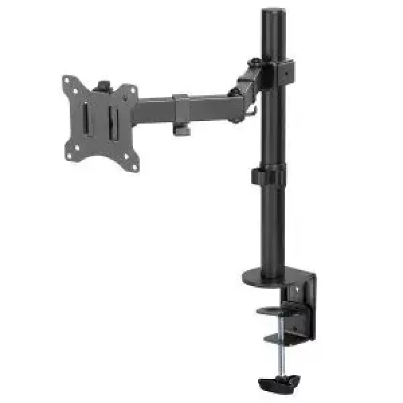 Monitoriaus laikiklis MACLEAN MC-883 — stalo spaustukas 32 colių (81,3 cm), VESA 75x100, iki 8 kg, juodas