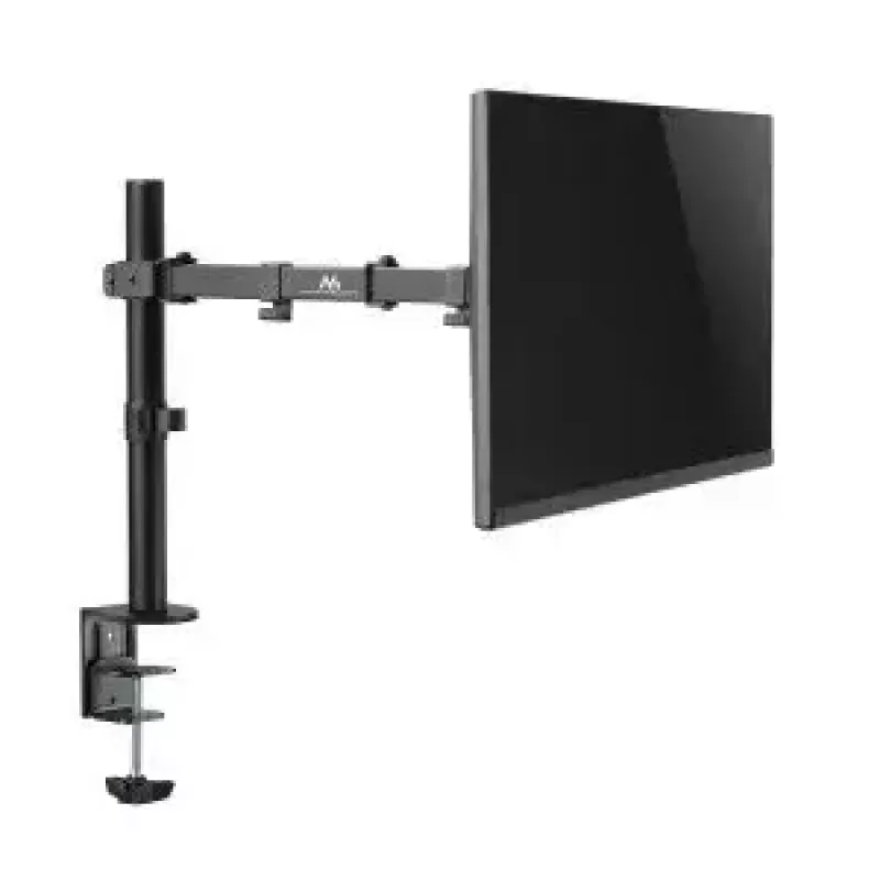 Monitoriaus laikiklis MACLEAN MC-883 — stalo spaustukas 32 colių (81,3 cm), VESA 75x100, iki 8 kg, juodas
