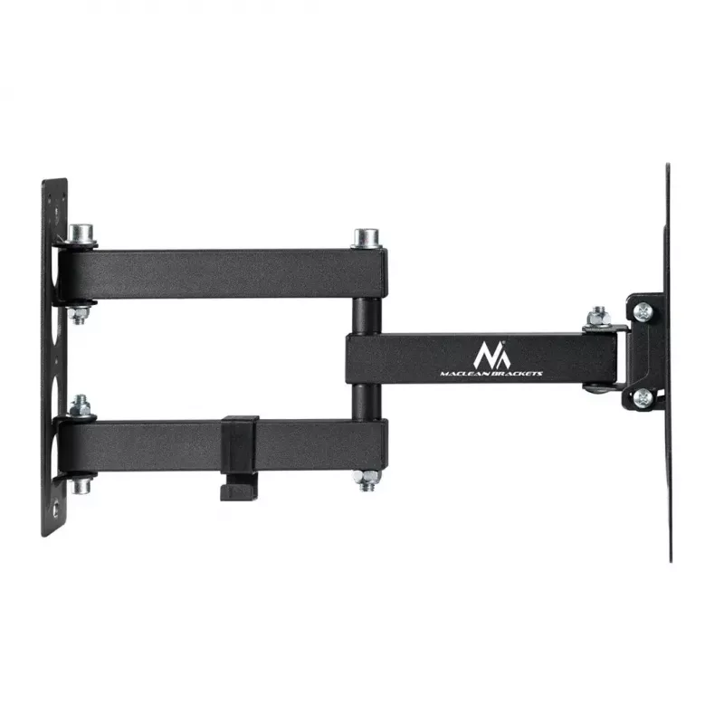 Sieninis laikiklis MACLEAN MC-700N VESA 200x200 23–43 colių ekranams, maks. 30 kg, juodas