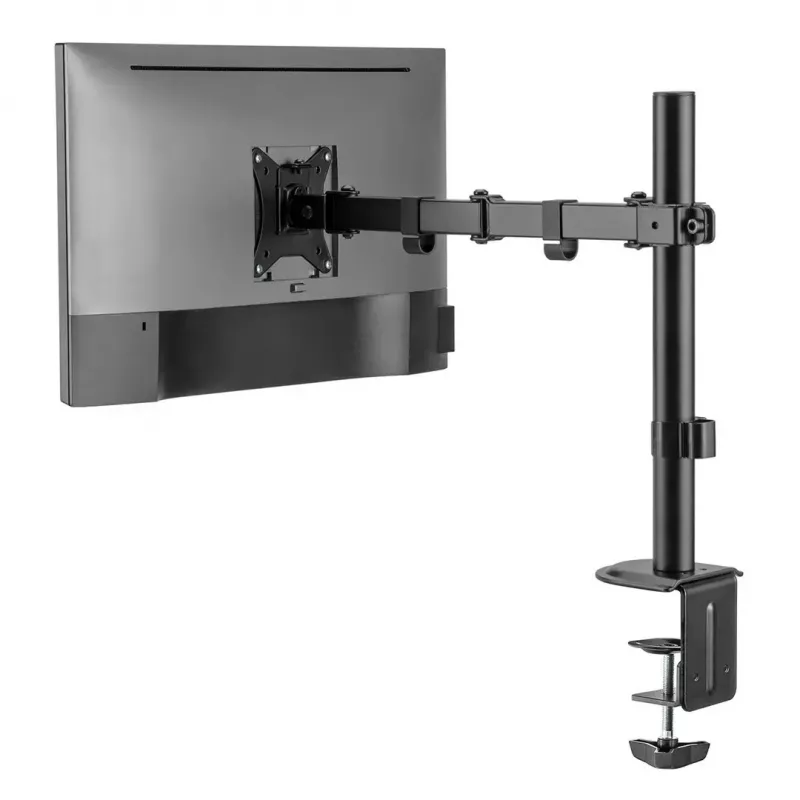 Stalinis monitoriaus laikiklis MACLEAN MC-753N 17–32 colių ekranams, VESA 75x75 / 100x100, maks. 9 kg, pokrypis ±45°, pasukimas ±180°, reguliuojamas aukštis