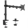 Stalinis monitoriaus laikiklis MACLEAN MC-753N 17–32 colių ekranams, VESA 75x75 / 100x100, maks. 9 kg, pokrypis ±45°, pasukimas ±180°, reguliuojamas aukštis