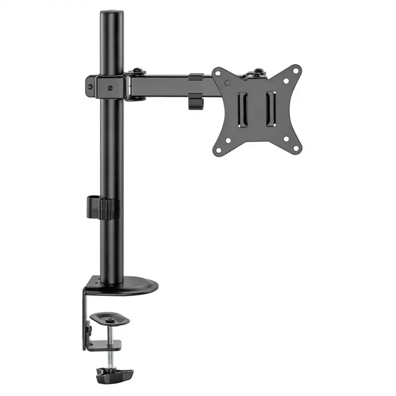 Stalinis monitoriaus laikiklis MACLEAN MC-753N 17–32 colių ekranams, VESA 75x75 / 100x100, maks. 9 kg, pokrypis ±45°, pasukimas ±180°, reguliuojamas aukštis